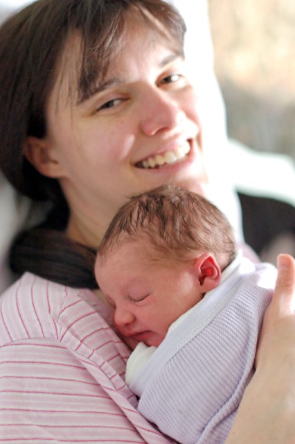 With a very happy Mummy