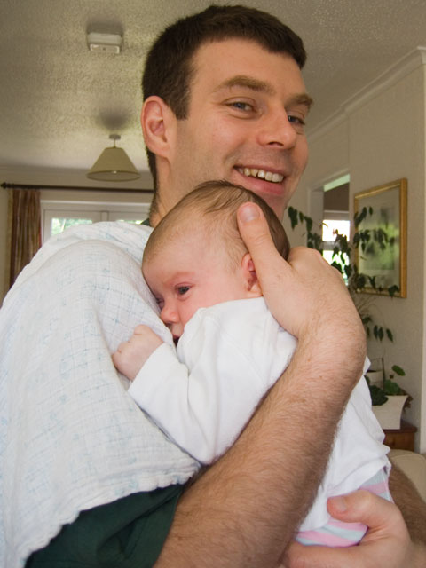 Garry holding Jessica