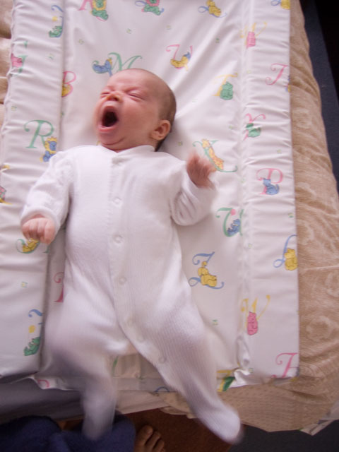 Jessica has big yawns sometimes