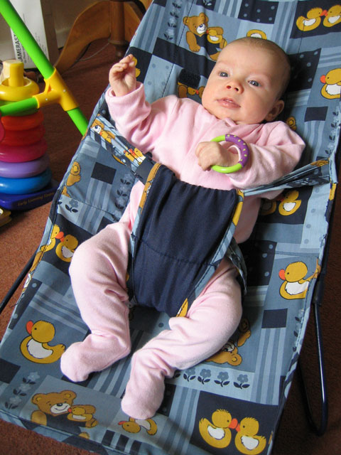 Jessica holding a ring