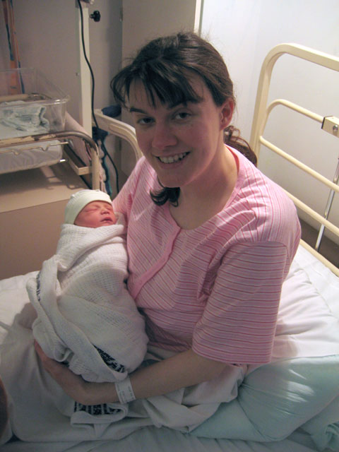 Jessica and a tired but happy Heidi later on in the day