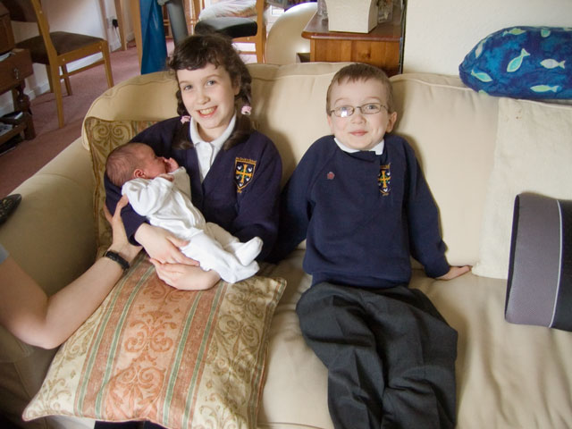 Rebecca and Sam look after Jessica